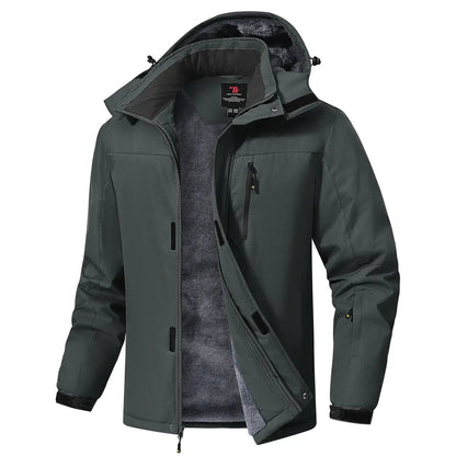 Men's Winter Ski Snow Jacket Waterproof Windproof Fleece Lined