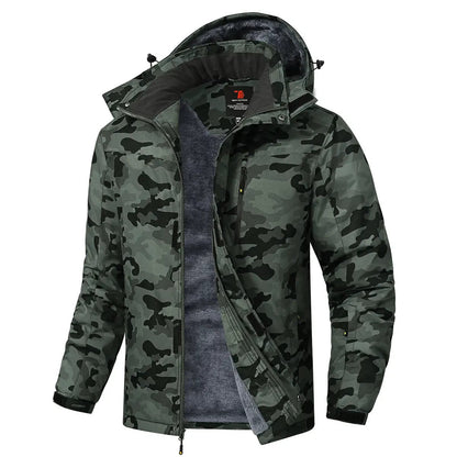Men's Winter Ski Snow Jacket Waterproof Windproof Fleece Lined
