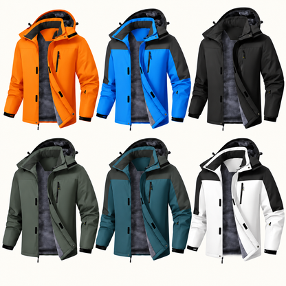 Men's Winter Ski Snow Jacket Waterproof Windproof Fleece Lined